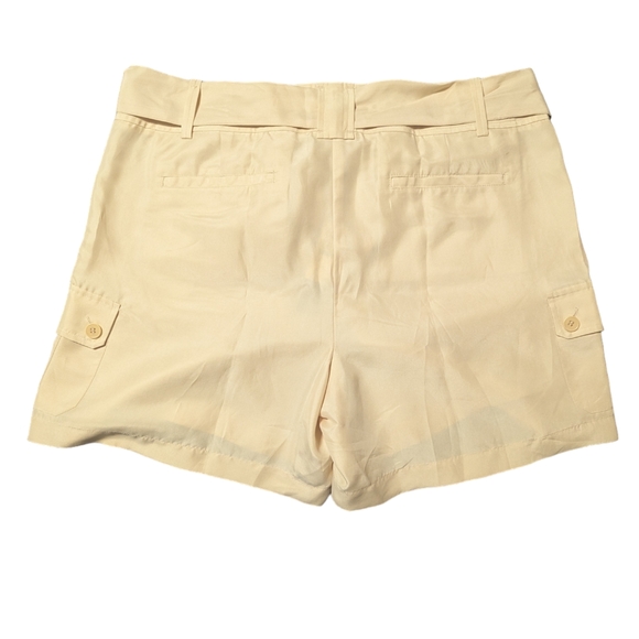 100% Silk Cargo Shorts NWT - Picture 5 of 6